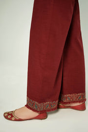 Maroon Embroidered Set (D-11)