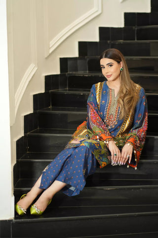 Modern Mughal Multi Co-ord Set (D-01)