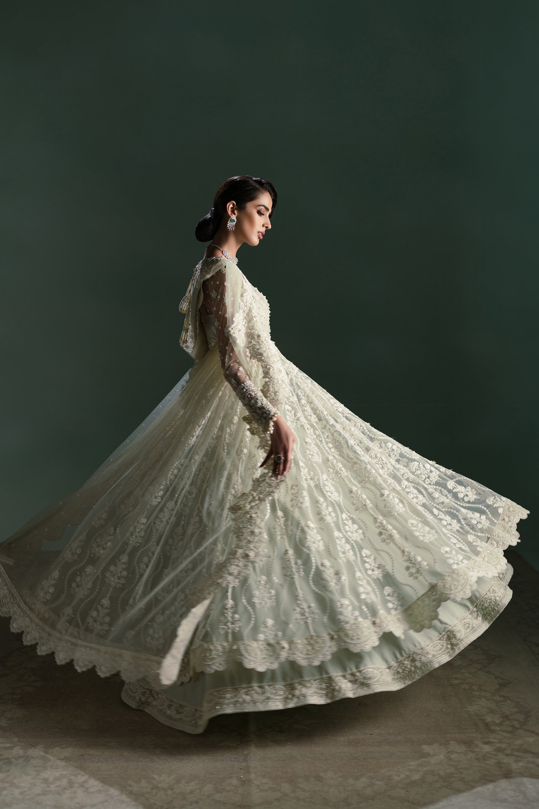 Soft mint Nikah Bridal Peshwas Set (D-03) Ammara Khan Soft mint Nikah Bridal Peshwas Set (D-03) Ammara Khan