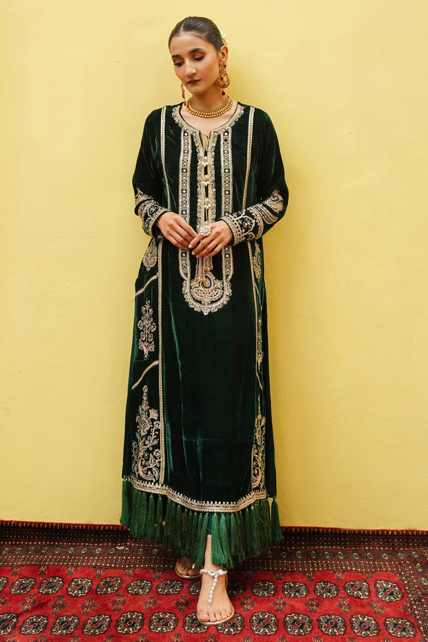 Emerald Green Velvet Luxe (D-05)