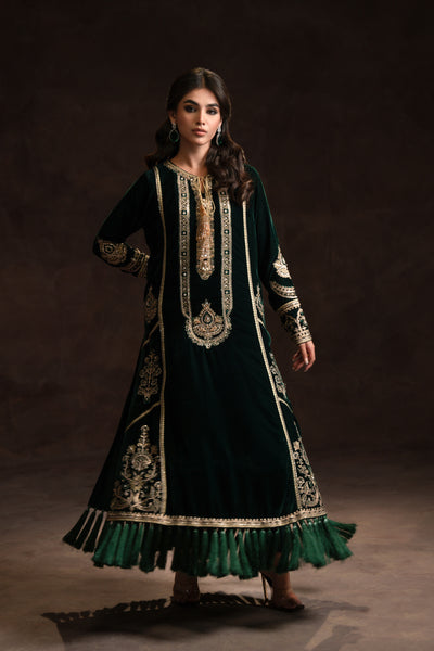 Emerald Green Velvet Luxe (D-05)