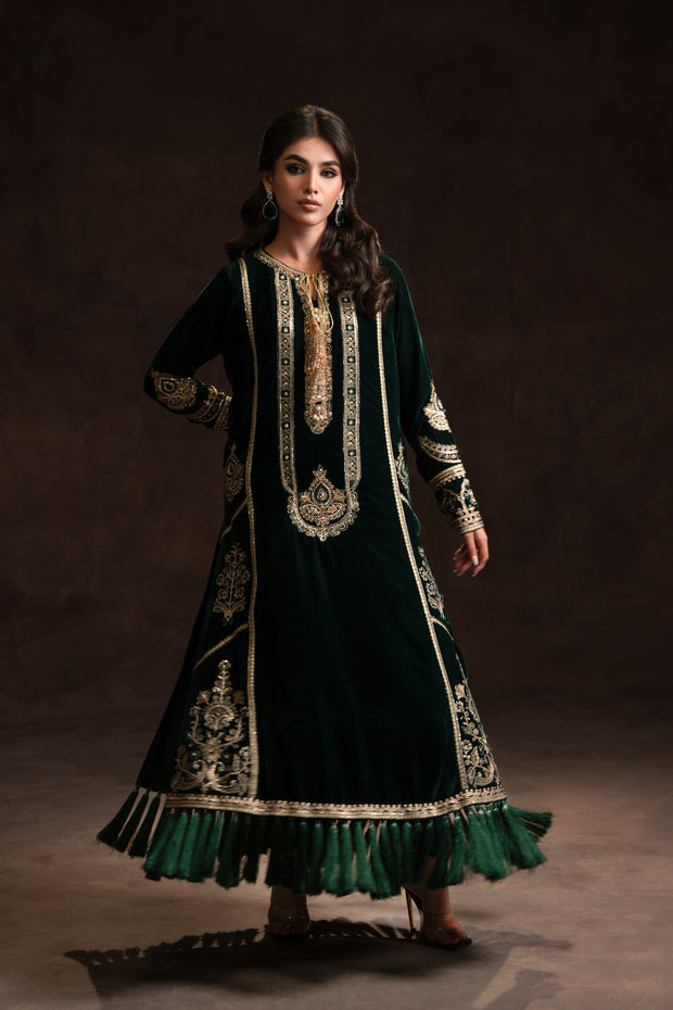 Emerald Green Velvet Luxe (D-05)