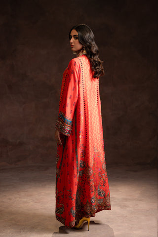 Festive Orange Kaftan (D-03)