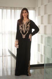 Black Velvet Kaftan (D-01)