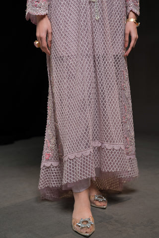 Flowy Lavender Long Shirt (D-01)