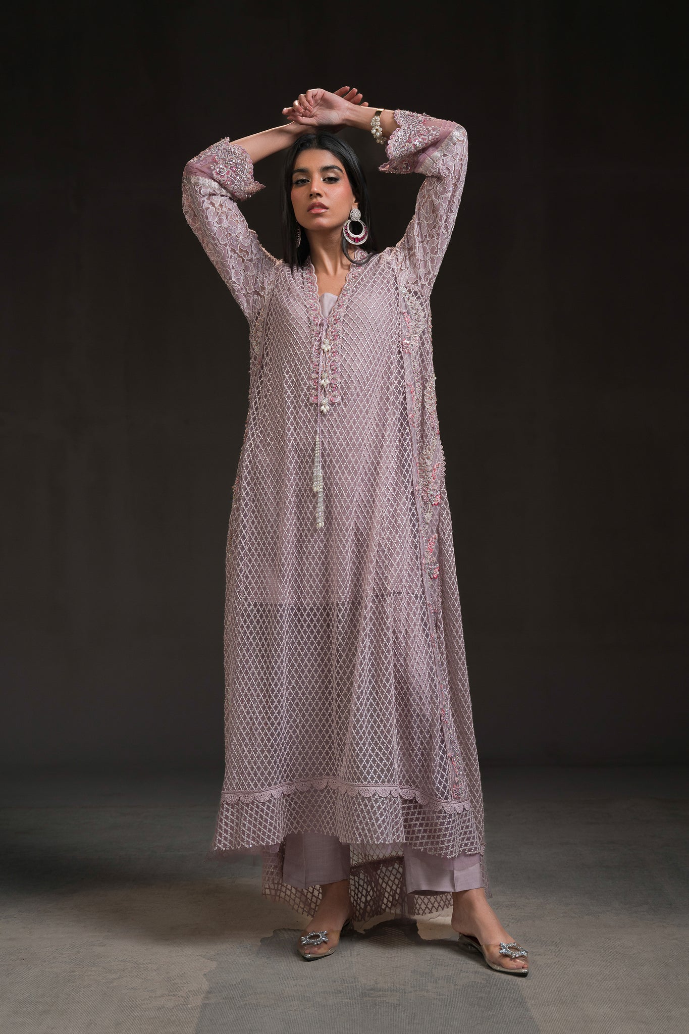 Blended Raw Silk Dresses For Women - Ammara Khan