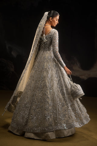 Diamond Pearl Bridal Set (D-04) – Ammara Khan - Main Image