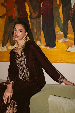 Gilded Plum Kaftan (D-06)