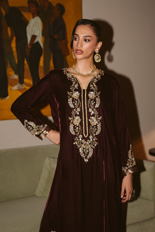 Gilded Plum Kaftan (D-06)