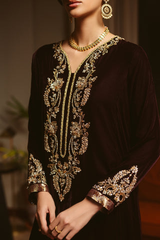 Gilded Plum Kaftan (D-06)