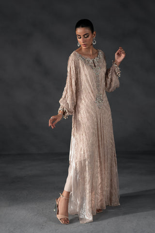 Embroidered Elegance Kaftan Set (D-12)