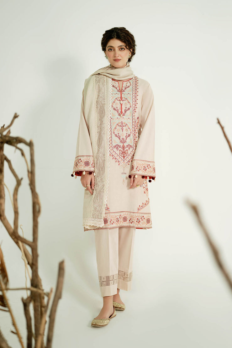 Light Beige Co-ord Set (D-12)