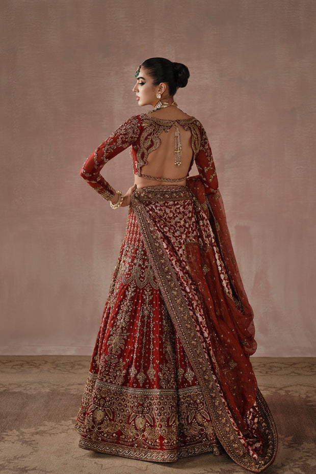 Classic Red and Gold Lehnga Choli (D-02)