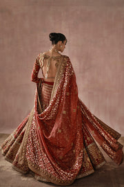 Classic Red and Gold Lehnga Choli (D-02)