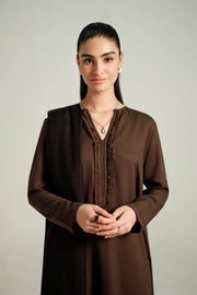 Brown Solid Shirt (D-08)
