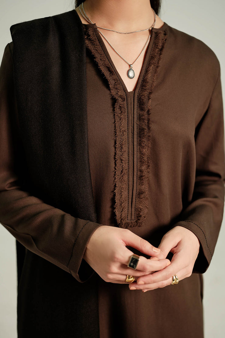 Brown Solid Shirt (D-08)