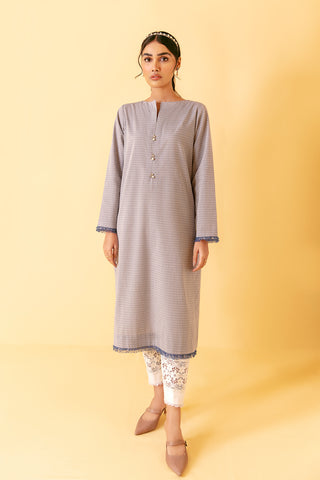 Textured Cotton Blend Shirt
