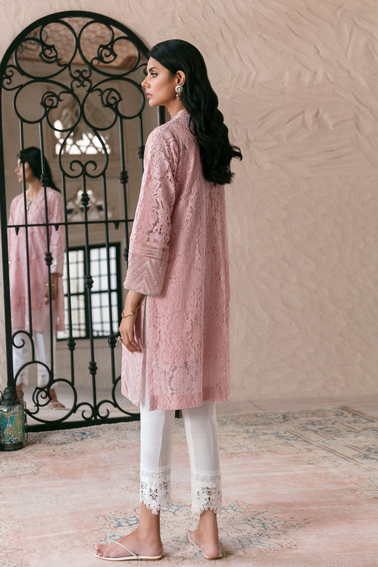 Tea Pink Lace Shirt